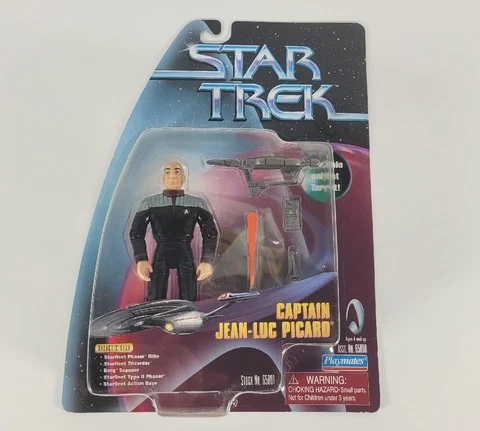 Star Trek Captain Jean-Luc Picard Action Figure Target Exclusive 1999 Playmates Cover