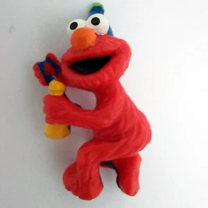 Vintage Sesame Street ELMO birthday party straw topper by Applause - Picture 1 of 3