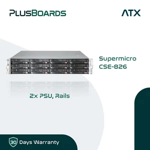 Supermicro 2U ATX Server Case 12 Bay 3.5" LFF SAS2 2x 920W PSU Storage NAS ZFS - Picture 1 of 3