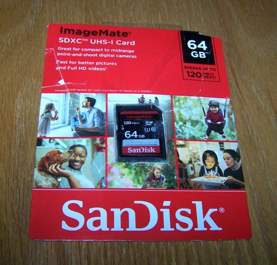 SanDisk ImageMate SDXC UHS-I Card 64GB Memory Card - NIOB - Image 1 of 3