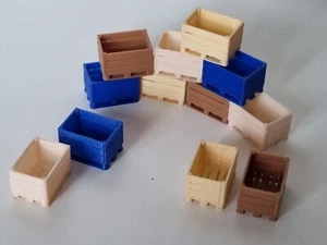 Cajas abiertas calibre HO ""varios colores"" escala 1/87 - Imagen 1 de 18