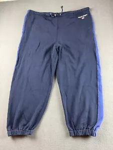 Polo Sport Ralph Lauren Sweatpants Men's XL Blue Jogger USA Flag Baggy Y2K VTG - Picture 1 of 11