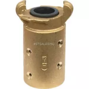 REPLACES CLEMCO 00565 BRASS SANDBLAST QUICK COUPLING FOR 11/4" ID HOSE Q-3-BR - Picture 1 of 1