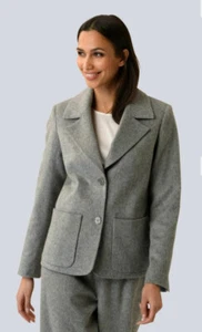 Damen Wollblazer  GRAU Gr. 44  von Alba Moda - Bild 1 von 4