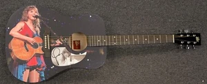 Taylor Swift Signed Custom Black Rogue Acoustic Guitar AUTO JSA COA - Picture 1 of 5