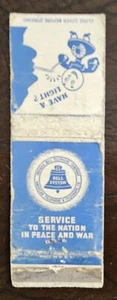 Indiana Bell Telephone Co.  "Matchcover" - Picture 1 of 2
