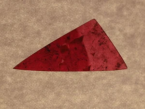 1 Turmalin Querschnitt Scheibe Madagaskar 3,16 ct Dreieck - Imagen 1 de 3