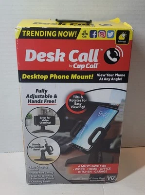 Montaje para teléfono de escritorio Llamada por taza - Ver su teléfono celular en cualquier ángulo Nuevo en caja Foto 1 de 4