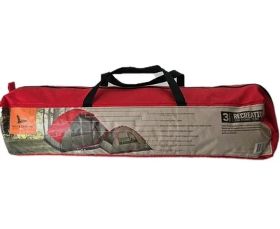 Field & Stream 3 Person Dome Tent 7x6 For Recreational Camping Red Hiking EBS - Image 1 of 4