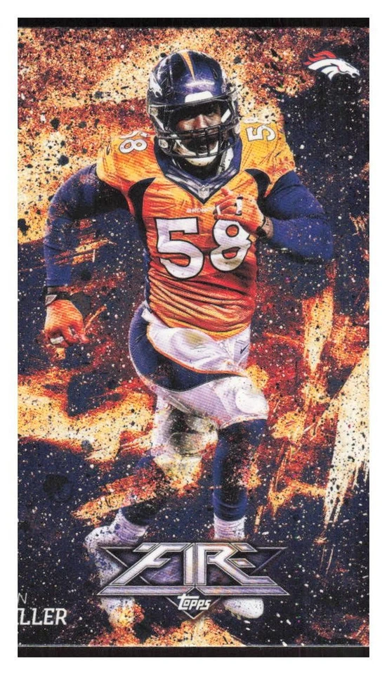 2014 Topps Fire #81 Von Miller - Denver Broncos - Image 1 of 2