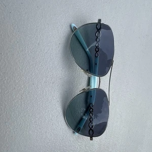 Authentic TIFFANY & CO. Infinity Silver Aviator Sunglass TF 3049B 60019S - Picture 1 of 8