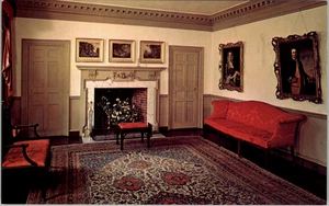 Postkarte Salon Garden Moffatt-Ladd House 1763 Portsmouth NH Kunst - Bild 1 von 2