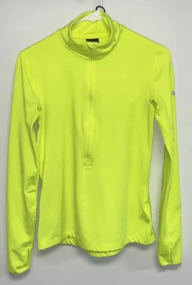 Sudadera ligera Nike 3/4 cremallera para mujer amarilla mediana Foto 1 de 3