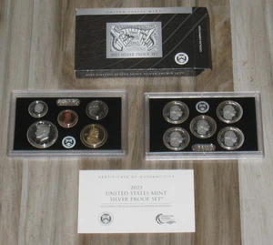Juego de prueba de plata de Estados Unidos 2023 con caja y certificado de autenticidad - Imagen 1 de 1