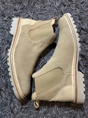 Allen Edmonds Discovery Chelsea Hombre Botas Gamuza Pergamino Marfil Talla 10 D Nuevas Foto 1 de 4