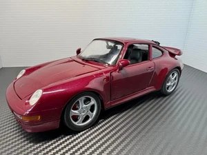 Anson Porsche 911 (993) Turbo 1/18 Die-cast Arena Red Burgundy - Picture 1 of 9