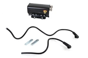 Black 6 Volt Ignition Coil 5 Ohms fits Harley Davidson - Bild 1 von 4