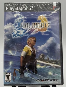 Final Fantasy X 10 Playstation 2 PS2 Factory Sealed BLACK LABEL Neu Selten Y-FOLD - Bild 1 von 5