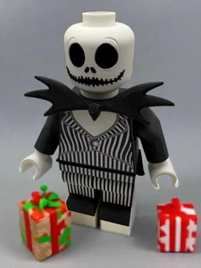 Minifigura impresa en 3D de Jack Skellington a gran escala 8,5"- 9,5" - Imagen 1 de 5