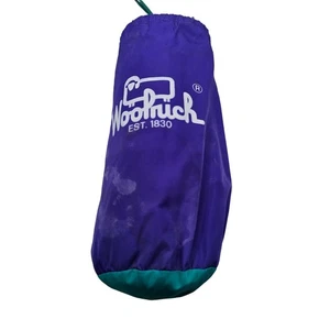 Vintage 1980s Woolrich Mens Sz L Packable Nylon Pants Purple Blueberry - Picture 1 of 6
