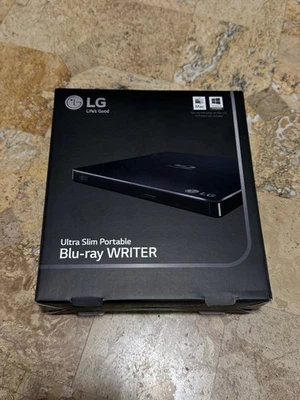 LG BP50NB40 Ultra Slim Portable Blu-ray Writer – UHD Friendly / MakeMKV Ready - Image 1 of 4