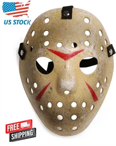 Kinder Kostüm Hockey Maske gelb Cosplay Halloween Party Requisite Alter 3-8 - Bild 1 von 5