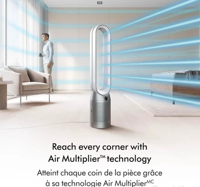 Dyson Pure Cool Purificatore d'Aria - Bianco/Argento - Spedizione inclusa! - Immagine 1 di 3