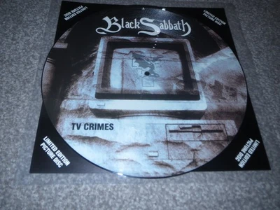 BLACK SABBATH ~TV CRIMES~ LIMITED ED. PRESS 12" EP VINYL PICTURE DISC DIO MINT - Image 1 of 4