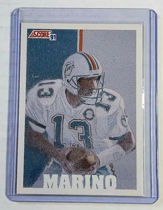 Dan Marino 1991 Score Miami Dolphins Football Trading Card - Picture 1 of 2