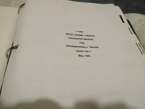 MANUAL DE REPARACIÓN TALLER DE SERVICIO DIAGNÓSTICO MOTOR DIÉSEL CAMIÓN INTERNACIONAL T-444E - Imagen 1 de 8