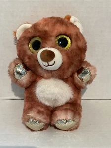 Fiesta Lil Dazzlez Plush Bear 6.5" Tall Brown/Cream - Imagen 1 de 2
