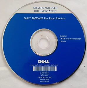 CD-ROM: DELL 2007WFP Flat Panel Monitor Drivers and User Documentation - Bild 1 von 1