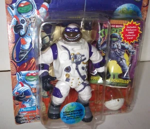 TMNT 1994🐢 Apollo 11 Lunar LEONARDO ✰ SEALED Vintage Figur MOSC Playmates - Bild 1 von 9