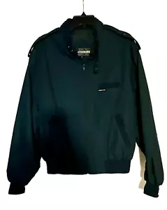 Members Only. Men's Green Bomber Sportsmaster Jacket. Sz 44. L / XL. Slim Fit. - Picture 1 of 13