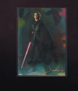 Tarjeta impresa giclee firmada por artista Anakin Skywalker #6 15/50 2023 Guerra de las Galaxias - Imagen 1 de 2