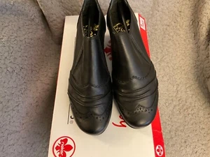 rieker ladies black shoes size 3-5 BNIB - Picture 1 of 2