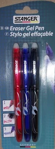 3er Set ERASER GEL PEN von Stanger ® - NEU - - Picture 1 of 2