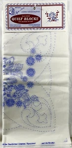 NEW 1996 Fairway Kittens Stamped Quilt Blocks Embroider 90393 Set 6 18x18 14215 - Picture 1 of 2
