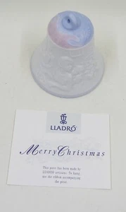 Lladro Porcelain Christmas Bell 1998 Merry Christmas Retired Boxed - Picture 1 of 9