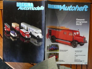 BREKINA Autoheft Automodelle Gesamtprogramm 1986/87 1:87 H0 96 Seiten - Bild 1 von 10