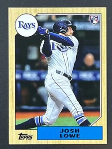JOSH LOWE RC 2022 Topps Archives 1987 Topps #235 Tampa Bay Rays - Foto 1 di 2