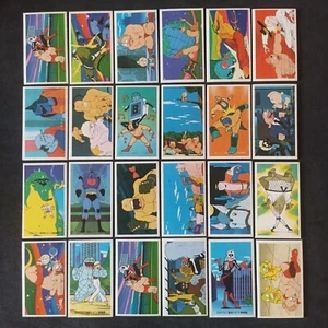 Muscle Man Menko Cards Set Of 24 Kinnikuman 1980s Showa Era Retro Good - Picture 1 of 16