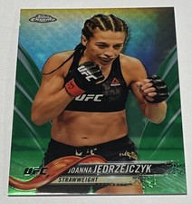 2018 Topps Chrome UFC Green Refractor #37 Joanna Jedrzejczyk #/99⚡️