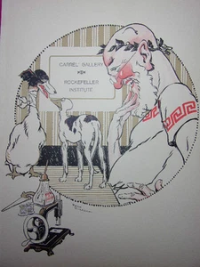 LES STUPÉFACTIONS D’HIPPOCRATE / " Greffe " signé René Vincent 1940 - Imagen 1 de 3