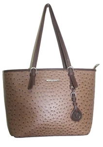 Montana West Select Ostrich Print Concealed Carry Tote Handbag Great Condition - Picture 1 of 12