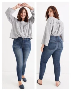 Madewell Jeans Size 36 High Rise Skinny Jeans Medium Wash - Picture 1 of 9