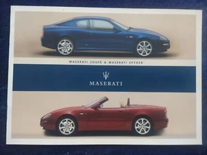 Maserati Coupe Spyder Prospekt 2003 - Picture 1 of 7