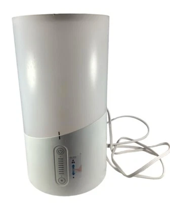 Mainstays Round Ultrasonic Cool Mist Humidifier w Aroma Lights HU00-19054 White - Image 1 of 4