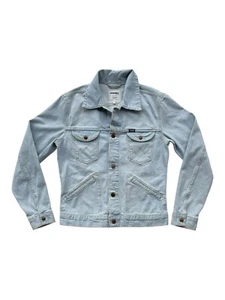 Rare Wrangler 124MJ Leon Bridges Denim Jacket Icons Greensboro, N.C USA Small - Picture 1 of 17