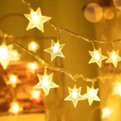 3m/1.5 Christmas Led snowflake String Lights Waterproof Star Creative Decorative - Image 1 of 4